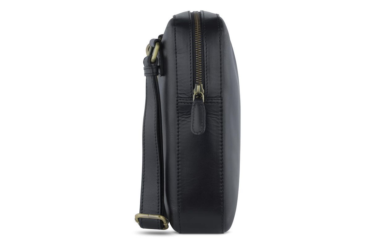 Мужская сумка через плечо кожаная Bugatti REMO 49239101 Черный One Size 49239101 фото
