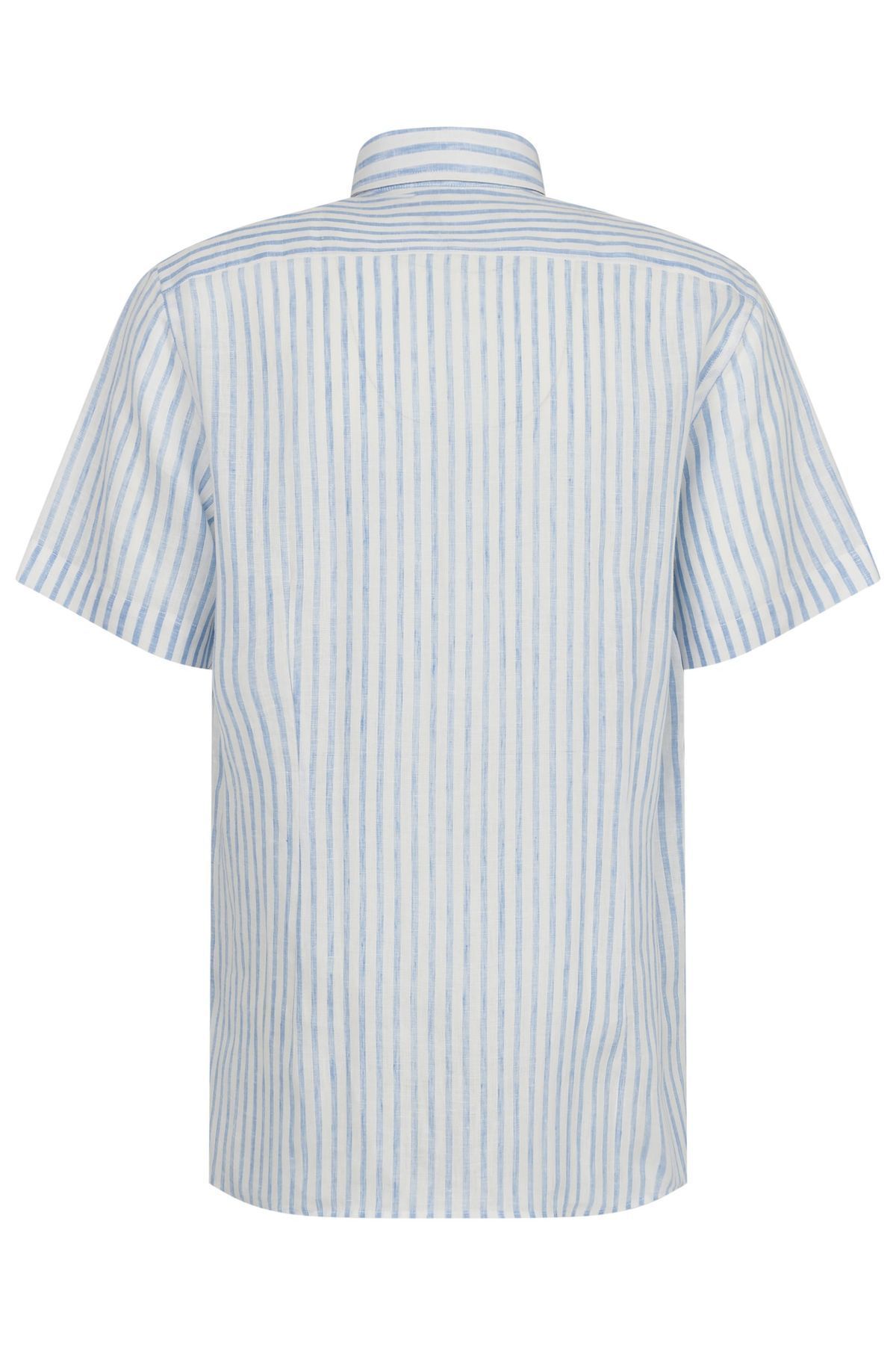 Мужская рубашка с коротким рукавом Bugatti 9450 78901/320 Голубой 3XL 9450 78901/320 фото