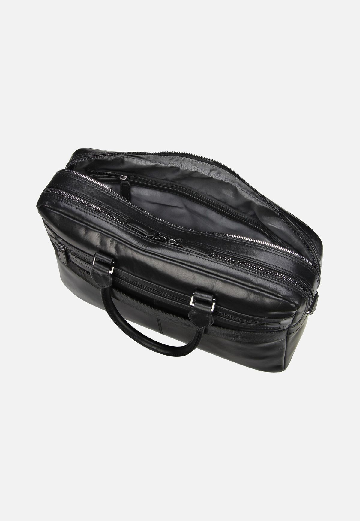 Мужская сумка-портфель кожаная Bugatti ROMANO 49401801 Черный One Size 49401801 фото